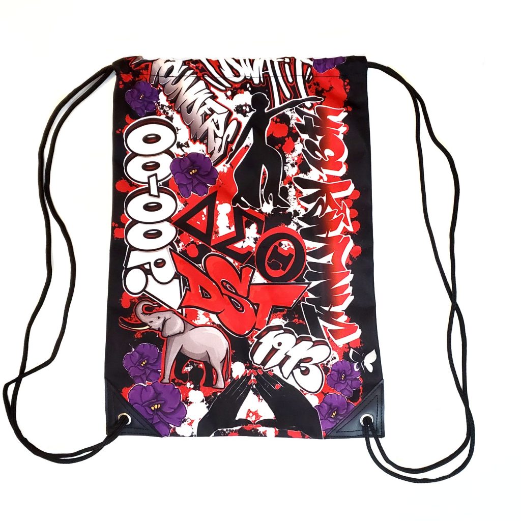 Graffiti Drawstring Backpack Bag I.L.M.B. Fitness