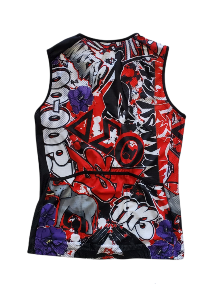 Graffiti Diva Cycling Vest | I.L.M.B. Fitness