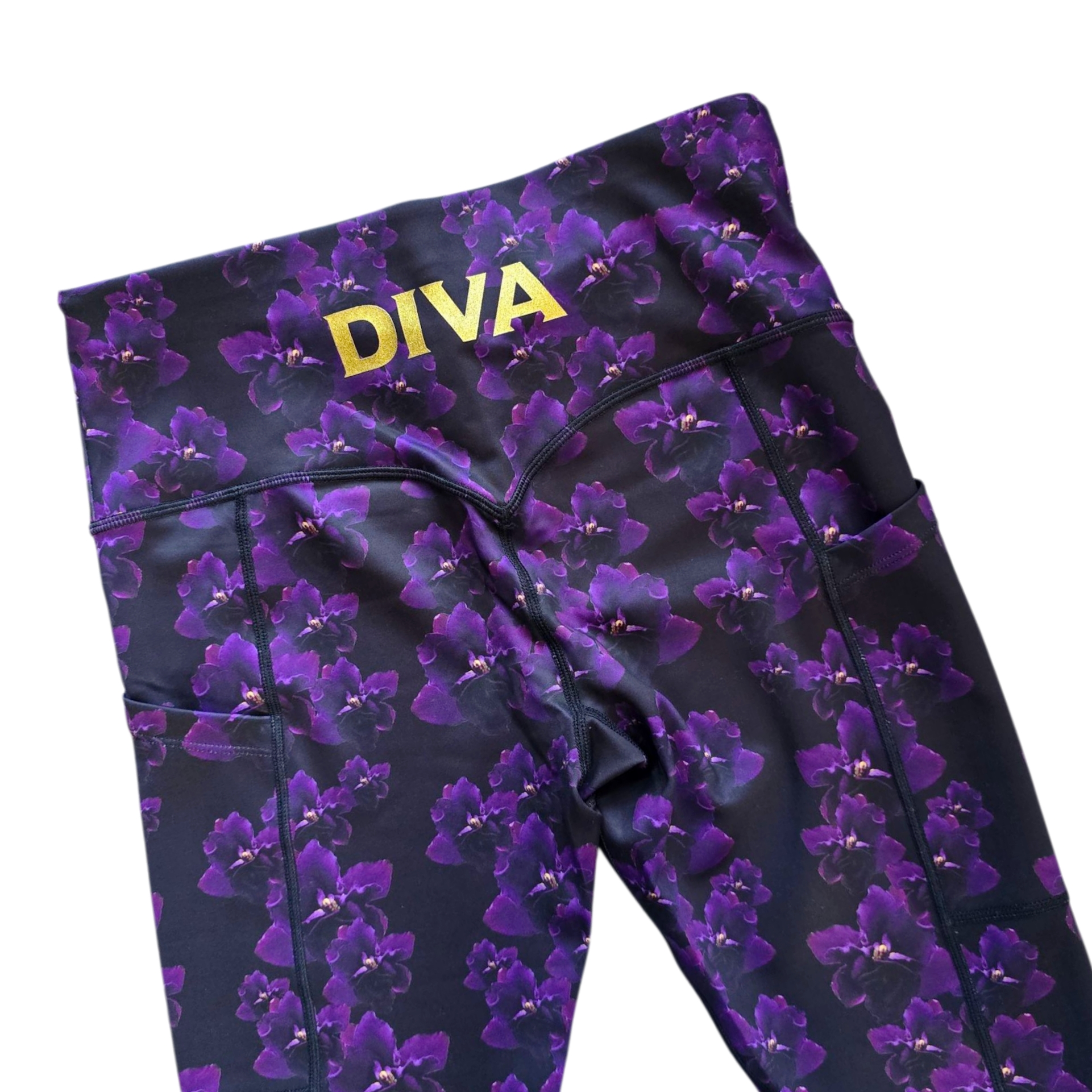 Covered N' Violets Capris - Image 2