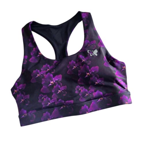 Covered N' Violets Sports Bra