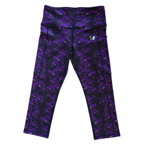 Covered N' Violets Capris